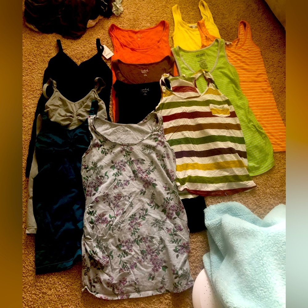 Maternity tanks bundle of 11